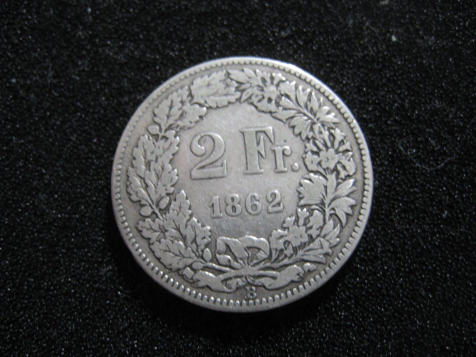 Toutes les monnaies: 2 Franken 1862 ss+ – D'occasion à Aarwangen par Pinsel7890 1