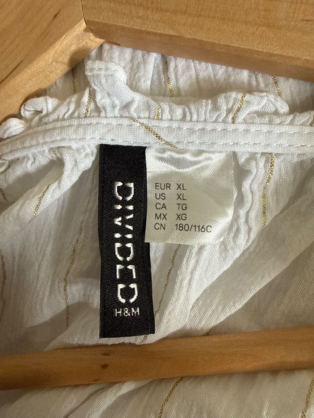 H&M Vestiti: Robe blanche Divided H&M taille XL – Usato da Erlach venduto da migdep985 3