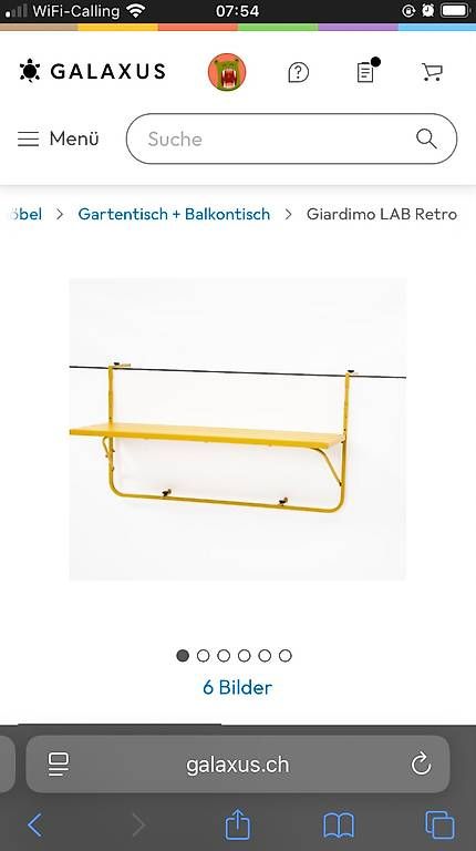Giardimo Tavoli: Giardimo hängender Balkontisch – Usato da Zürich venduto da LisaAnanas 2