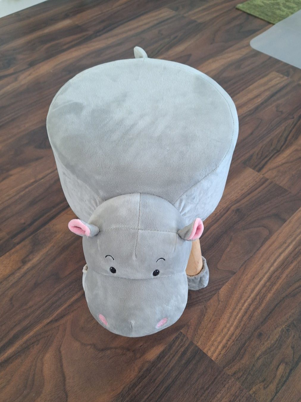 Hocker: Nashorn-Hocker grau für Kinder – Gebraucht aus Uster von fofinha-8610 1