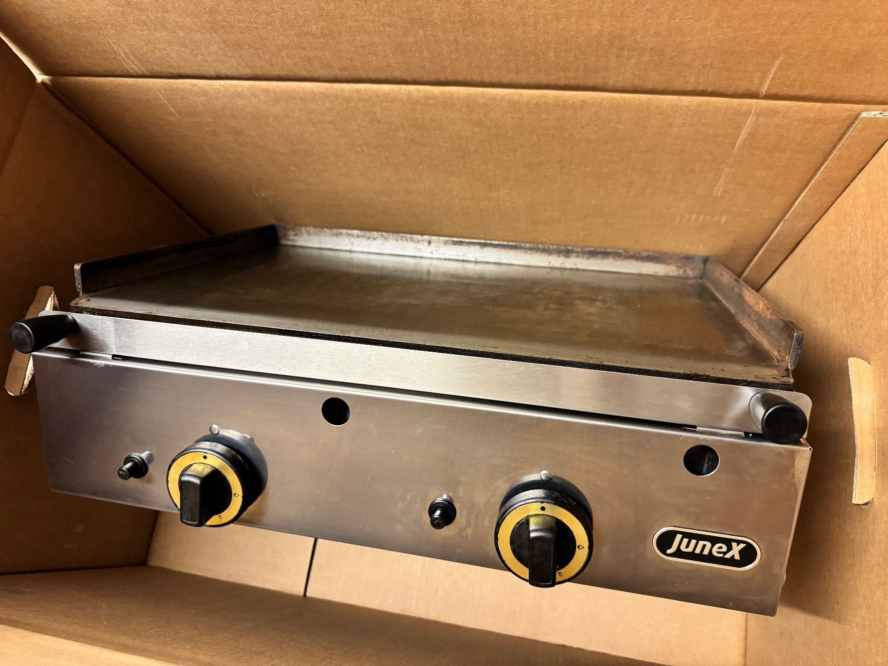 Grils: Plancha gaz inox Junex – D'occasion à Puplinge par Pierreth 4