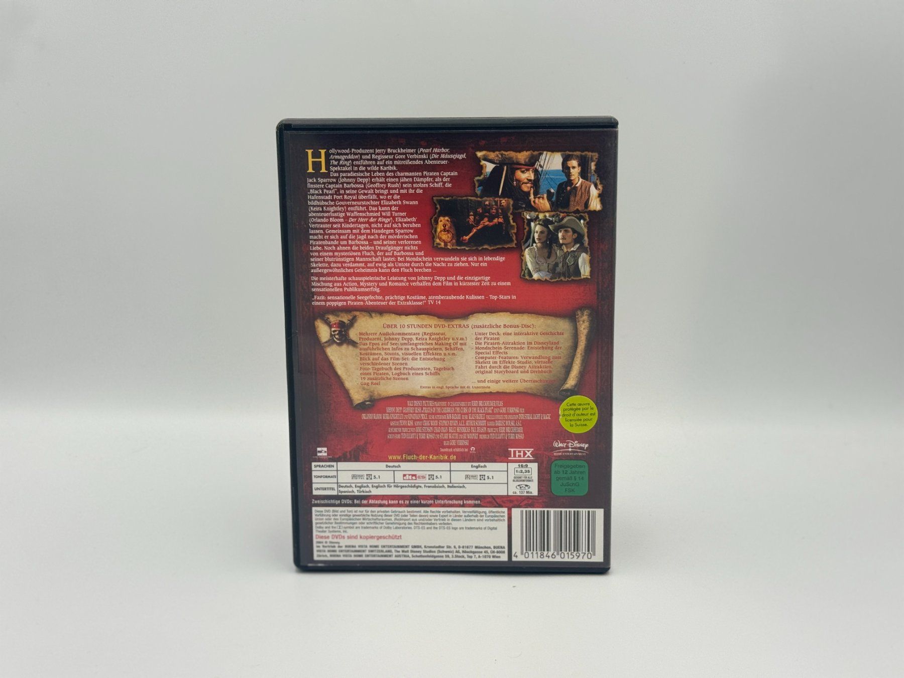 Tutti i DVDs: FLUCH DER KARIBIK 1 - Versand A-Post nur CHF 2.50 – Usato da Siblingen venduto da the_92m7 1