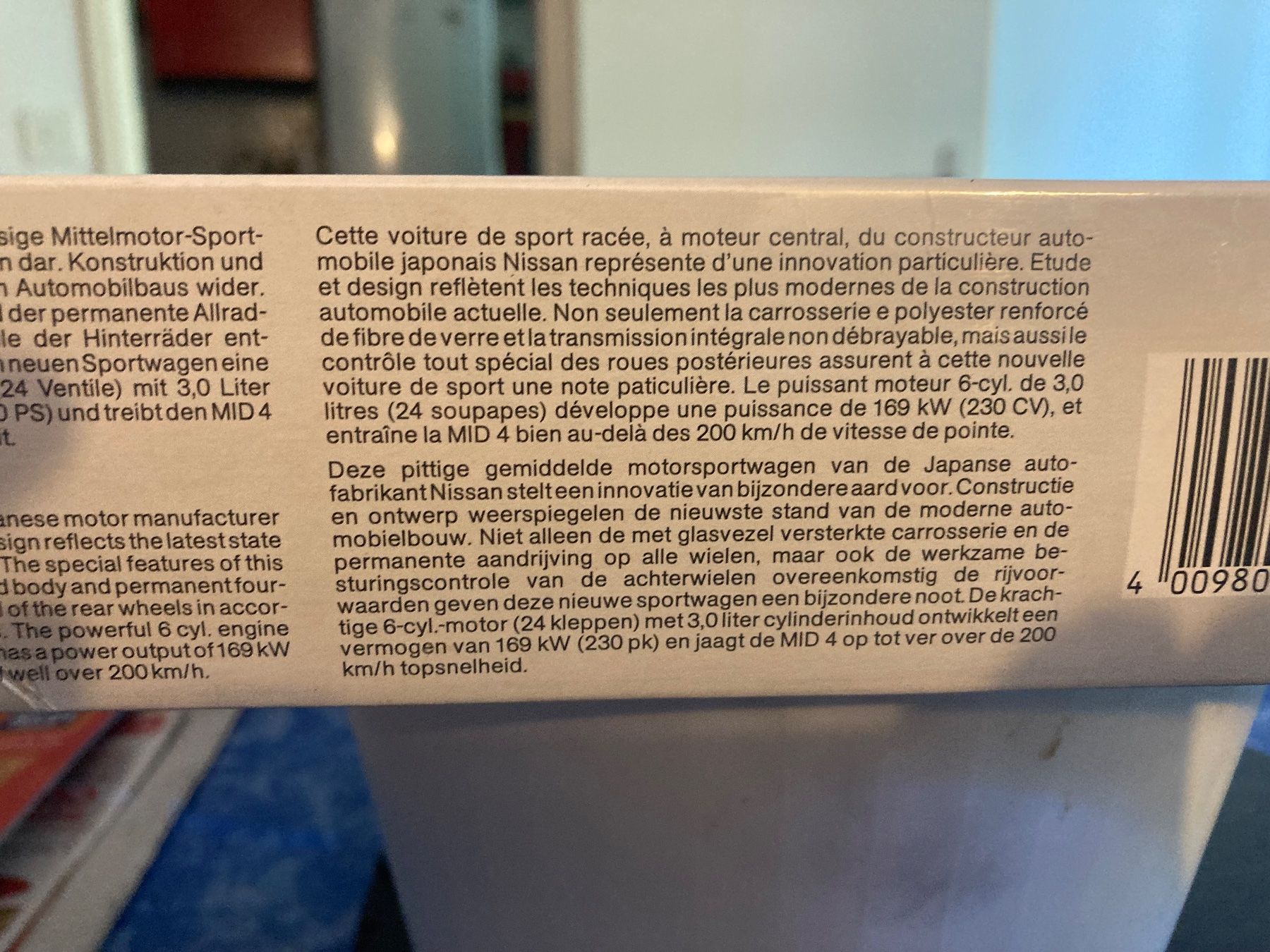 Modellautos: Nissan mid. 1/24. Revell. 1987 – Neu und originalverpackt aus Versoix von Jeannot57 4
