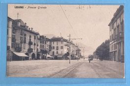 Locarno - Piazza Grande - Strassenbahn - Tramway