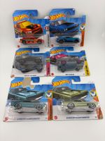 6 Hot Wheels US Cars Charger, Challenger, DMC, Jeep Mix 58