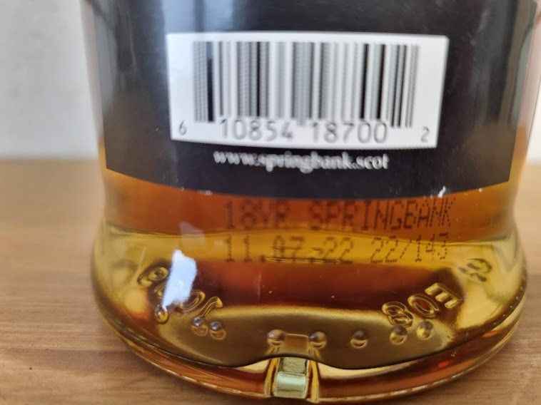 Springbank Spirituosen: Springbank 18 Years Single Malt Whisky 70cl – Neu (gemäss Beschreibung) aus Meggen von baerli1976 2