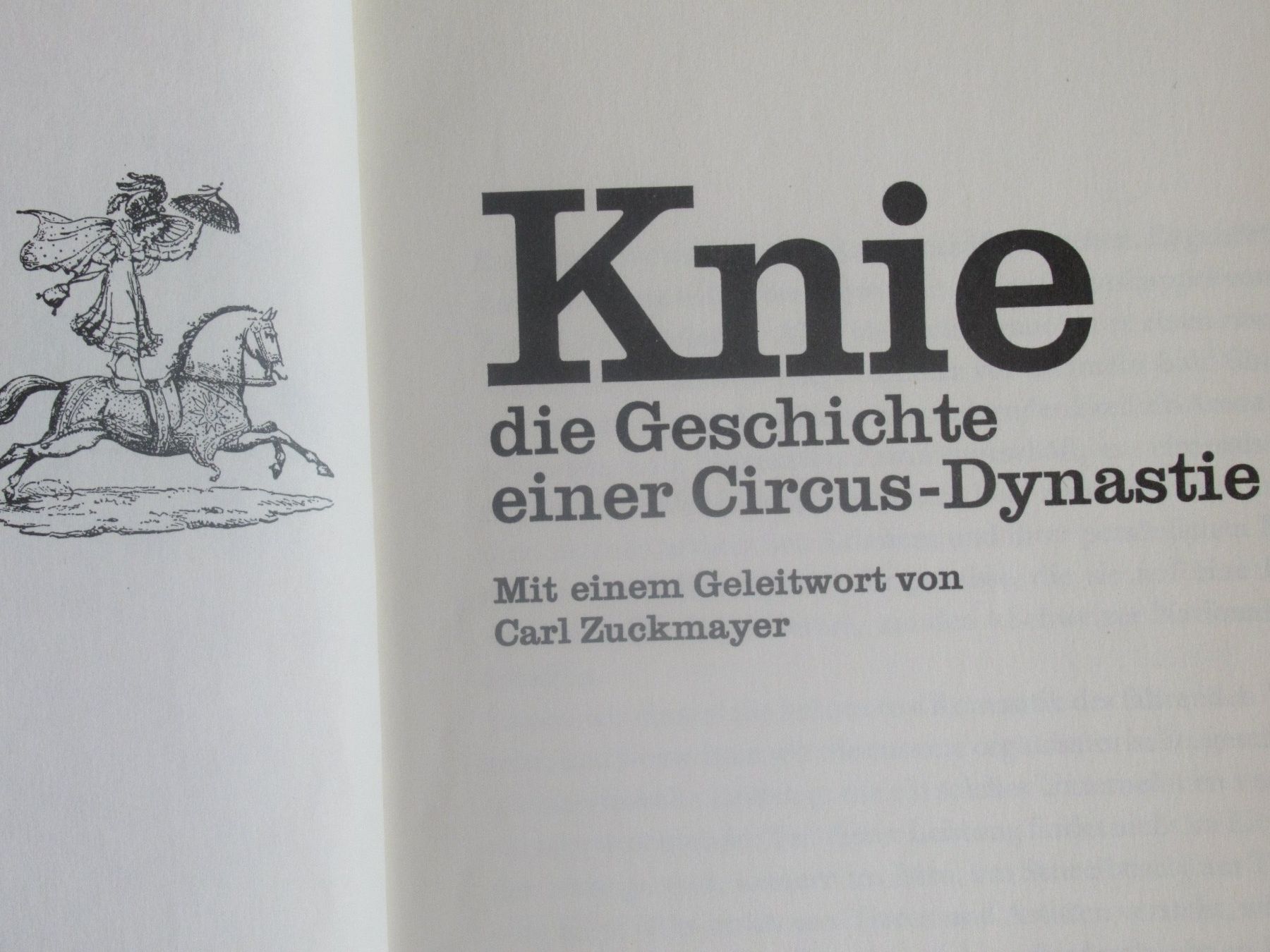 Bücher: CIRCUS KNIE - DIE GESCHICHTE EINER CIRCUS DYNASTIE – Gebraucht aus Moosseedorf von haro01 1