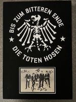 DIE TOTEN HOSEN original Autogramm mit Passepartout