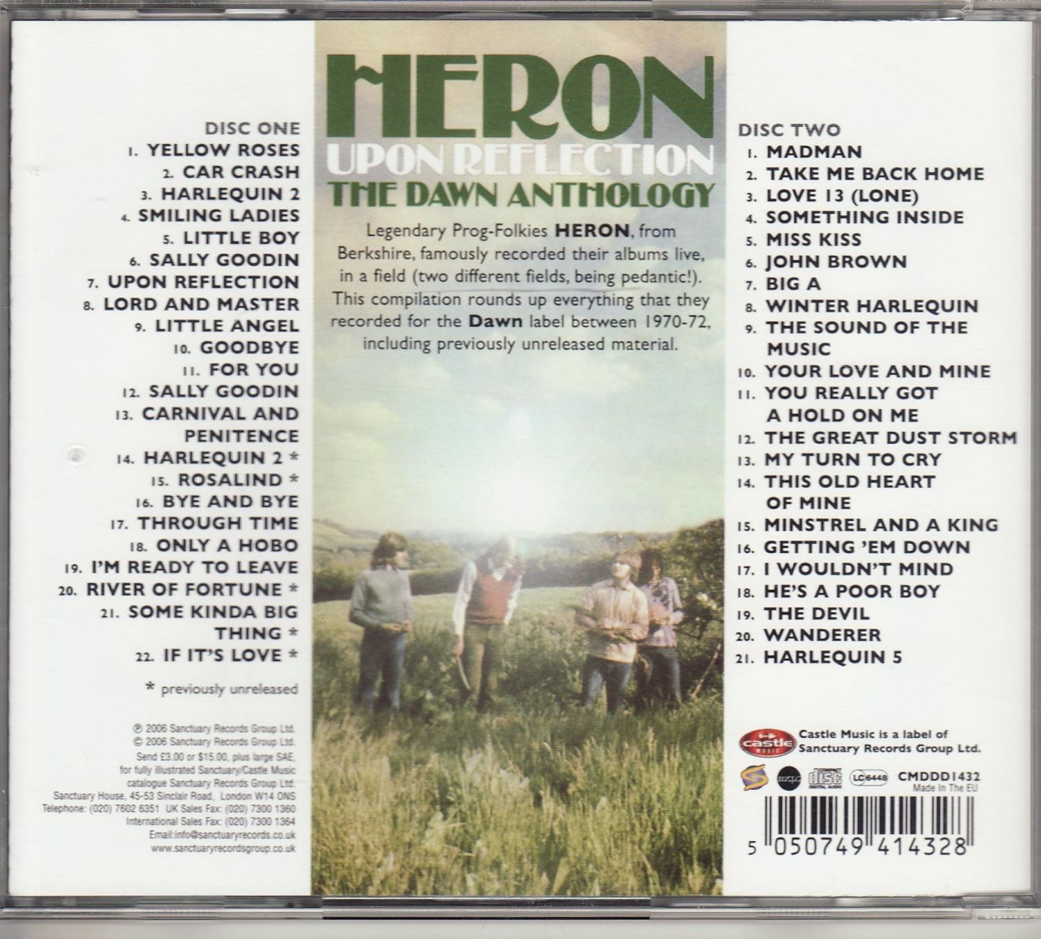 CDs: Heron    Upon Reflection - The Dawn Anthology – Neu (gemäss Beschreibung) aus Boussens von catfood01 1