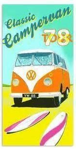 Teli da bagno: BADETUCH - VW TRANSPORTER: VW CAMPERVAN – Nuovo e nell'imballaggio originale da Ennetbürgen venduto da open24shop
