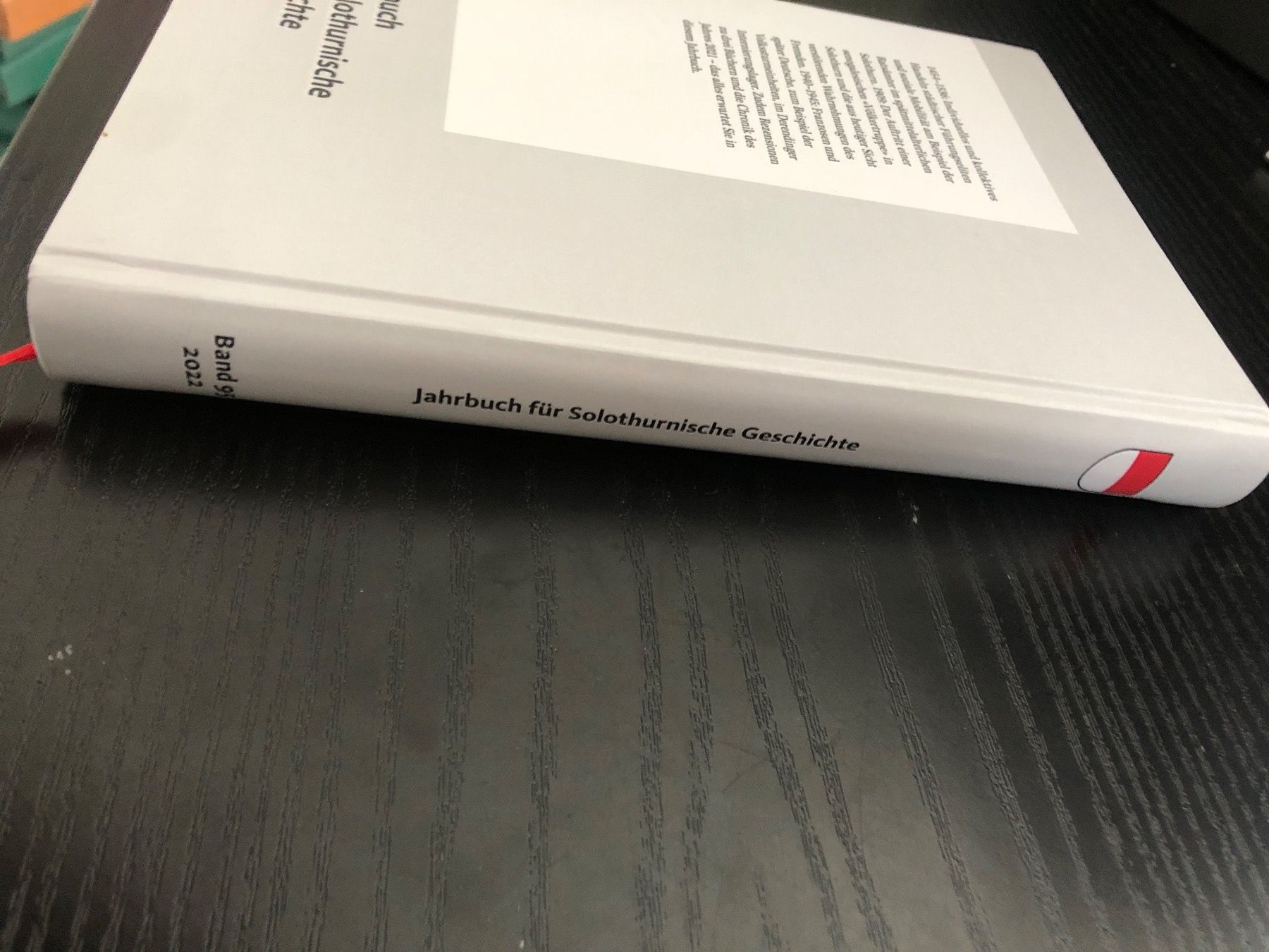 Bücher: Jahrbuch 2022 für Solothurnische Geschichte – Neu (gemäss Beschreibung) aus Erlinsbach SO von Silverstorm 2