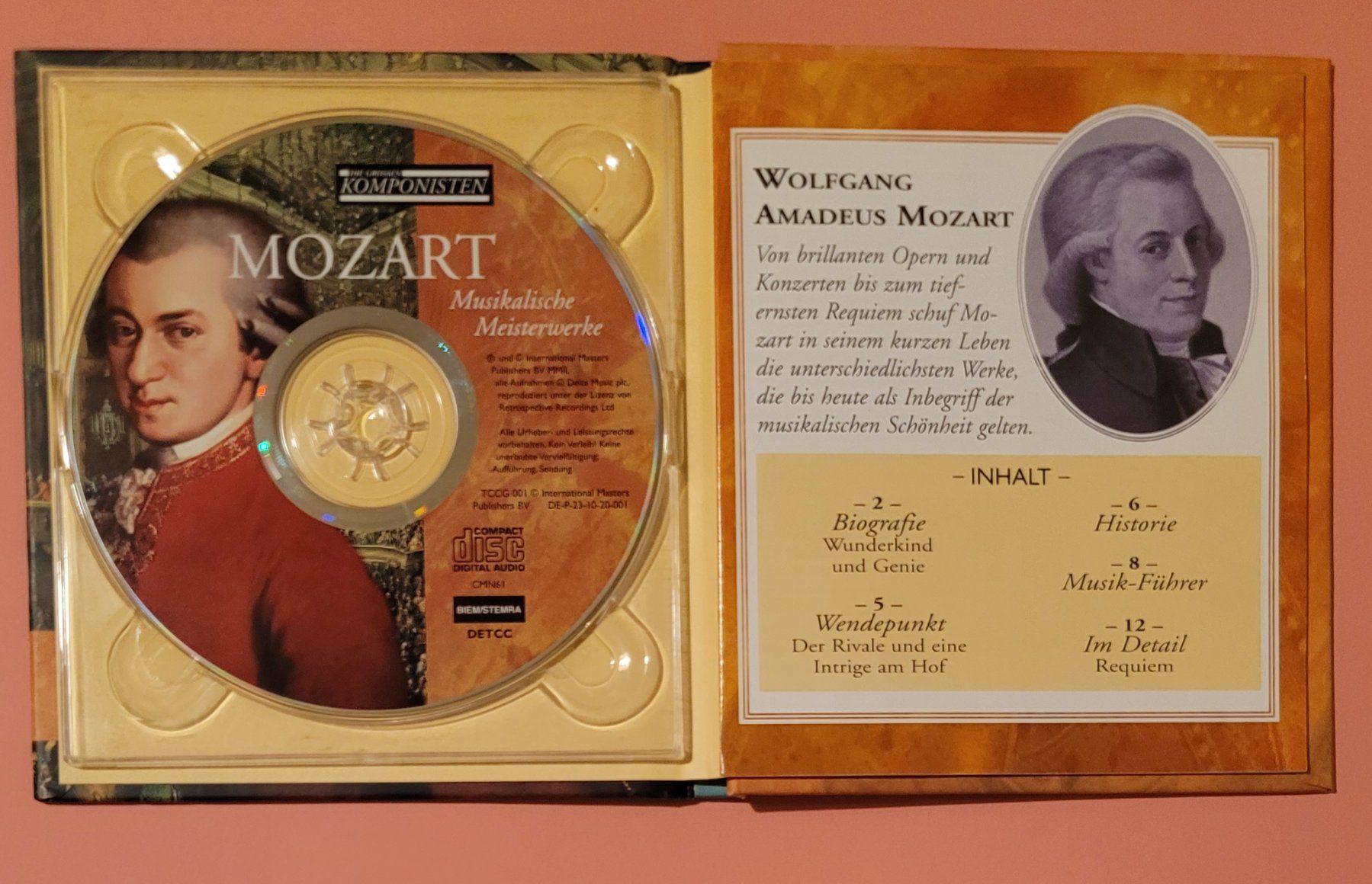 CDs: Wolfgang Amadeus Mozart – Neu (gemäss Beschreibung) aus Zürich von Avd 3