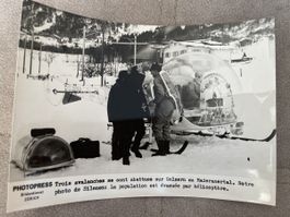 PHOTOPRESS Foto Lawinenunglück Maderamertal 1960er Jahre