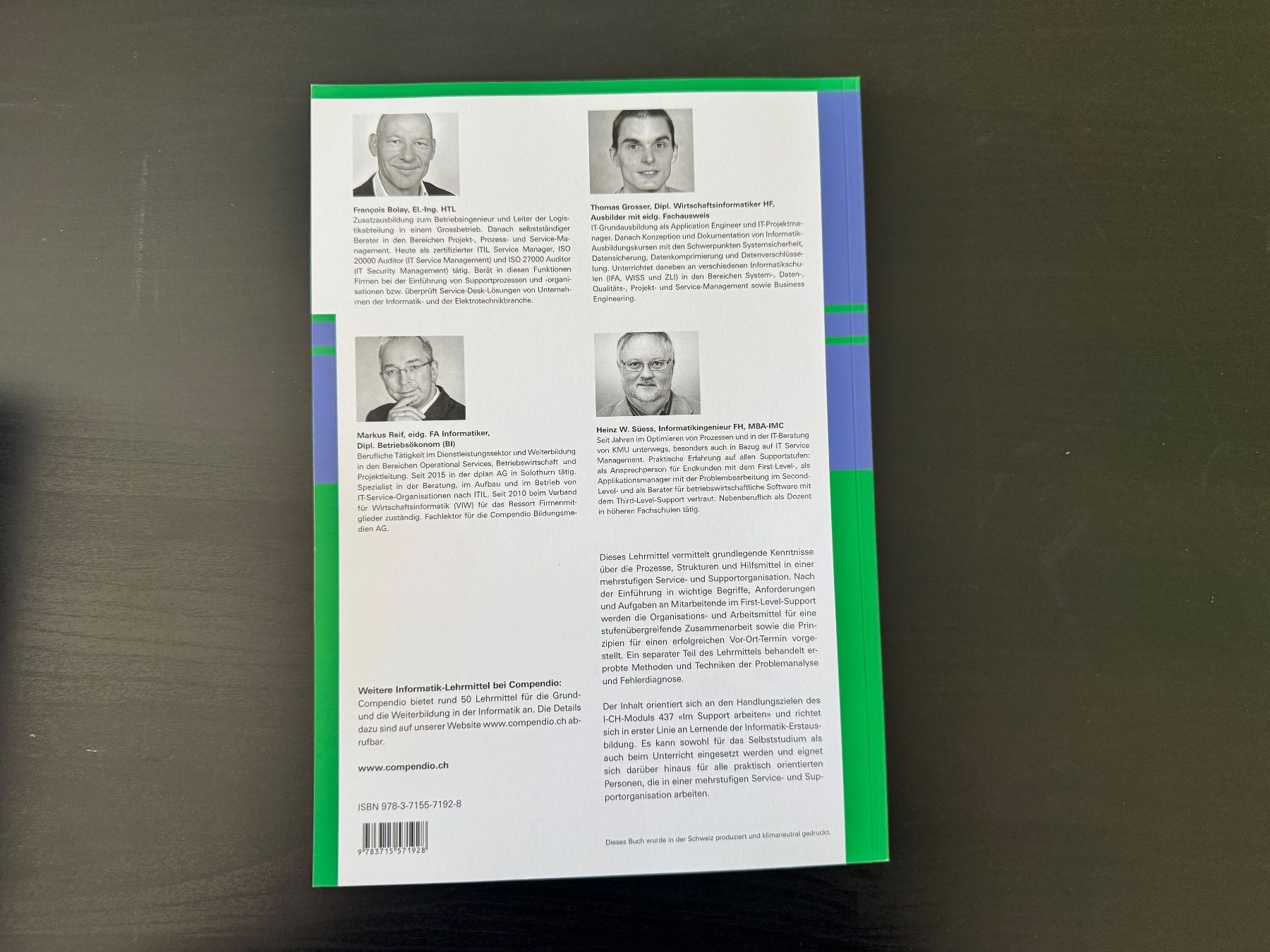 Bücher: Informatik Modul 437: Im Support arbeiten – Gebraucht aus Löhningen von santafe06 1