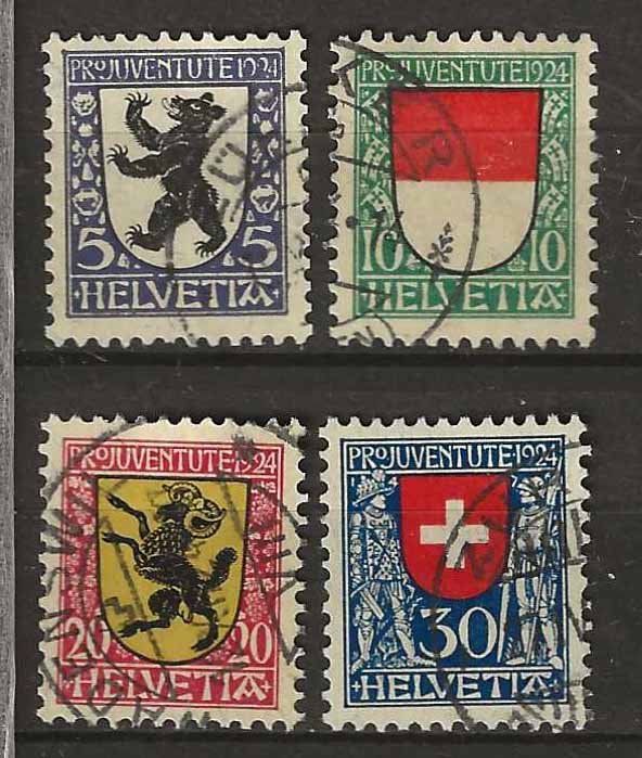Tutti i francobolli: PJ024 - Pro Juventute 1924 obl. – Usato da Trélex venduto da Phil_Albert