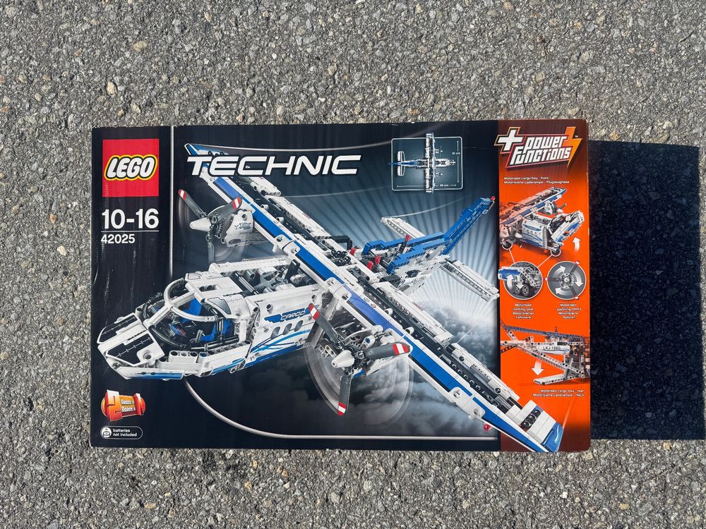 LEGO Technic 42025 Frachtflugzeug & Luftkissenboot - Neu (Neu und ...