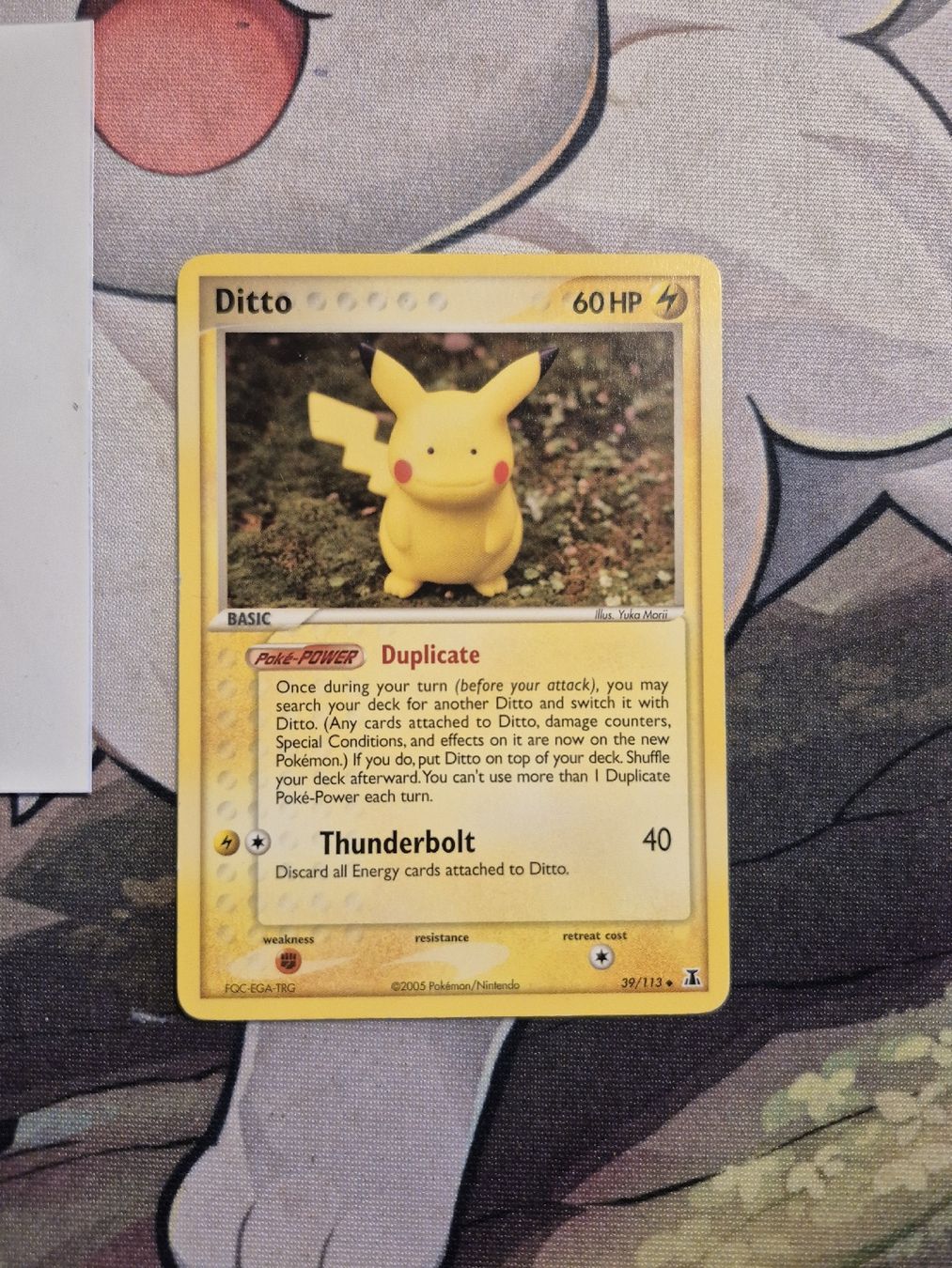 Pokémon Sammelbilder & Trading cards: Pikachu / Ditto 39/113 – Gebraucht aus Echallens von Nathan138