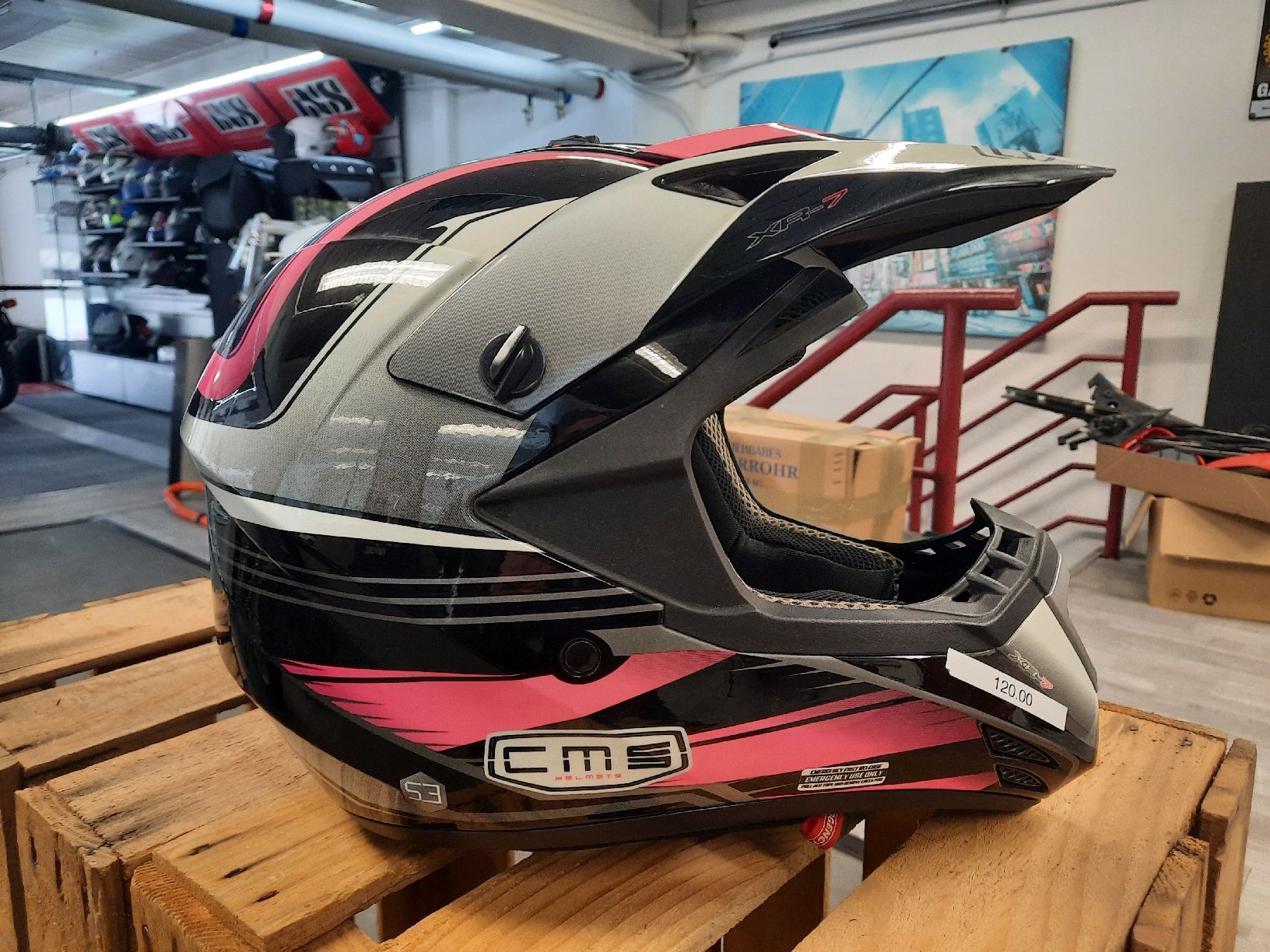Caschi & visiere: Casque moto cross – Nuovo e nell'imballaggio originale da Romanel-s-Lausanne venduto da site76 1