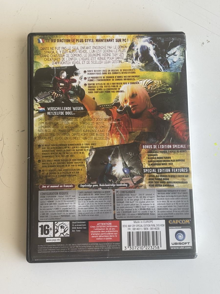 Capcom Giochi: Devil May Cry 3 - Special Edition - PC – Usato da Lausanne venduto da ali_eddine 1