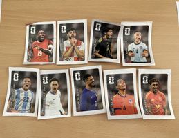 9x Coca Cola Panini Stickers World Cup