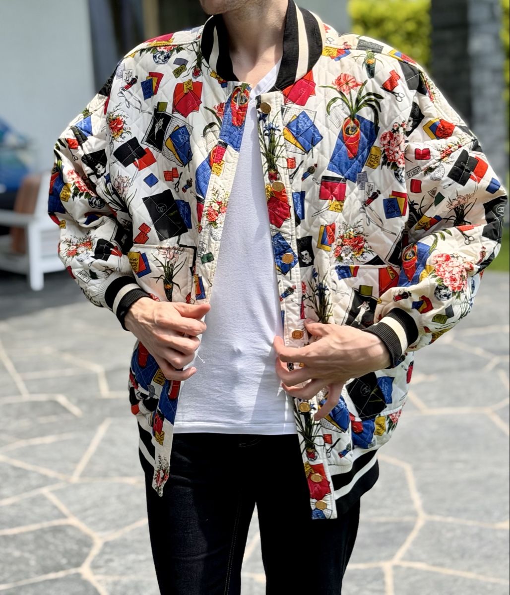 Chanel Giacche: CHANEL bomber Jacket jacke giacca 44 – Usato da Locarno venduto da av_lord 3