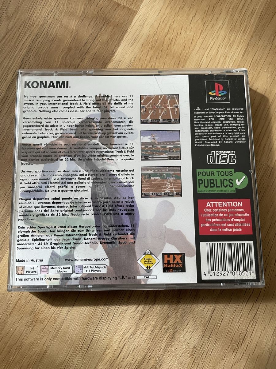 Giochi: International Track and Field, PS1 – Usato da Belp venduto da beardman 1