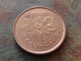 CANADA 1 Cent 2001