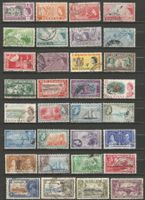 32 Timbres Anciens de divers Colonies Anglaises