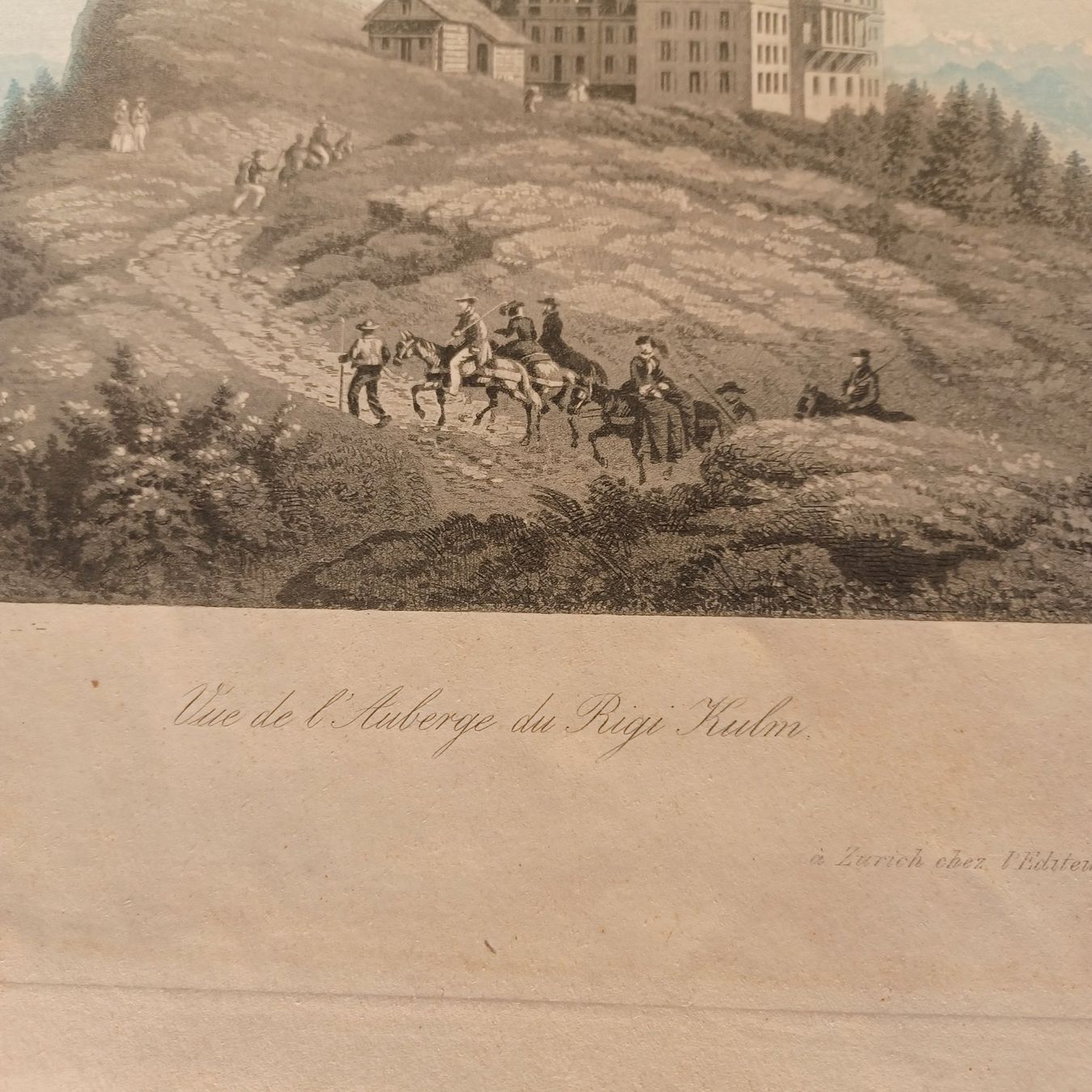 Poster & Bilder: Altes Bild. Rigi Kulm. H.F.Leuthold. – Gebraucht aus Zürich von Bellabo 2