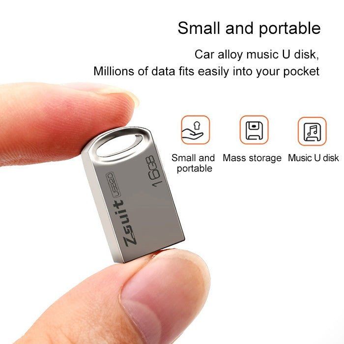 Chiavette USB: Zsuit 64GB USB 2.0 Mini Metallring Form USB Flash Disk – Nuovo e nell'imballaggio originale da Aesch BL venduto da Tante-Emma-Laden_BL 4