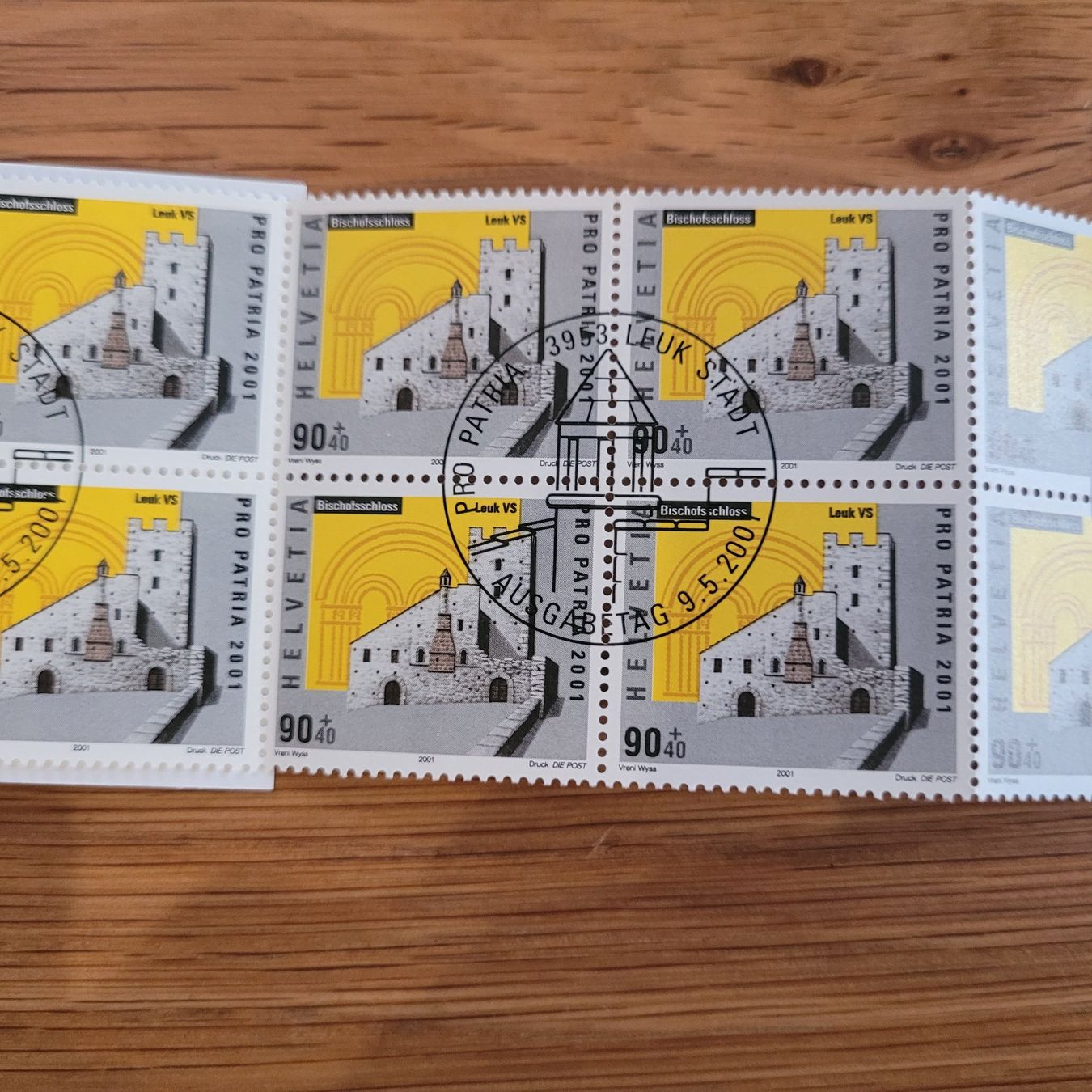 Alle Briefmarken: Markenheftchen Carnet De Timbre Pro Patria 2001 – Gebraucht aus Biel/Bienne von Destockweb 3