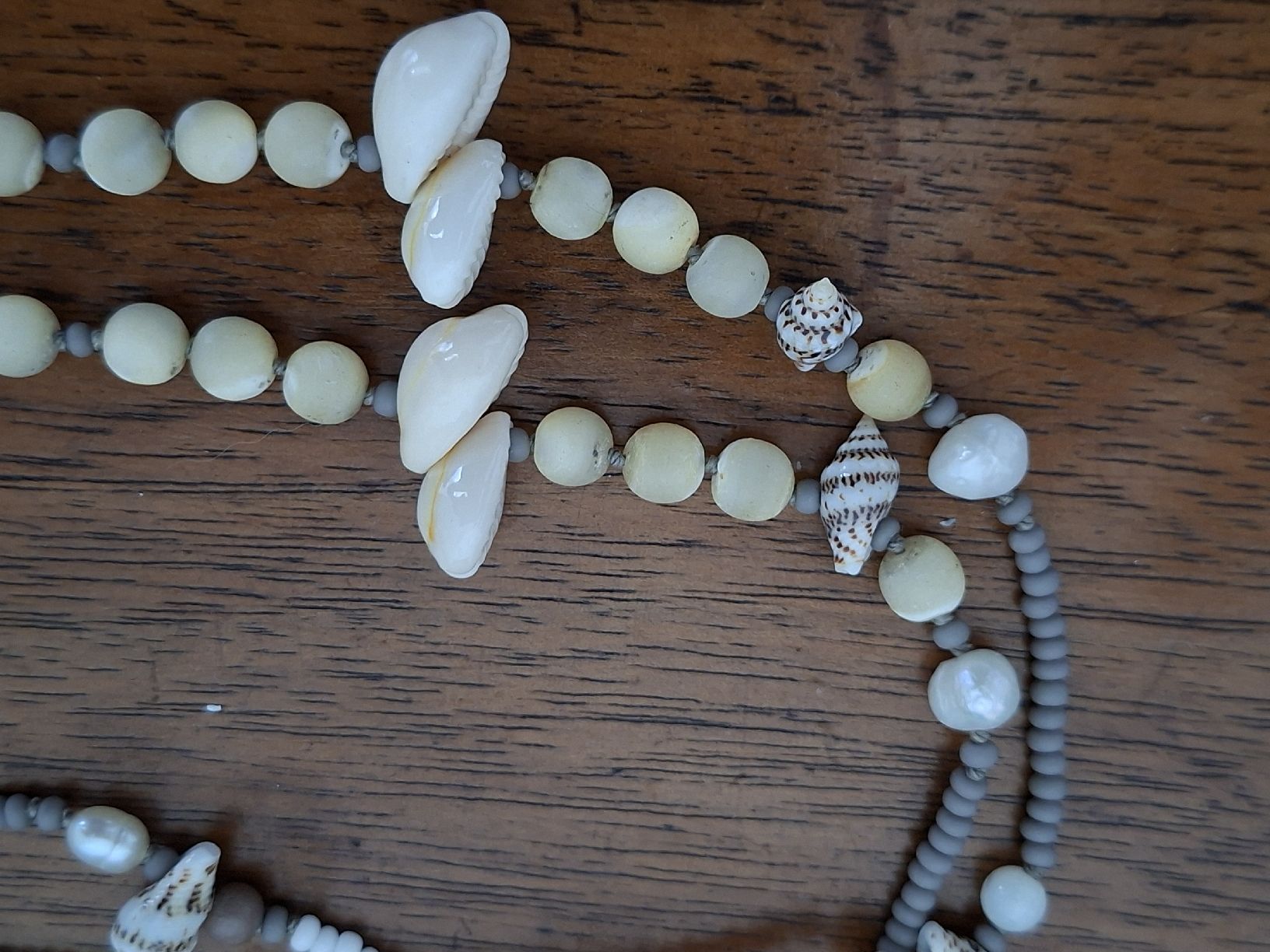 Catenine: Muschelkette Mala Kauri Perlen Perlmutt – Nuovo (secondo la descrizione) da Remetschwil venduto da littleredboots 2