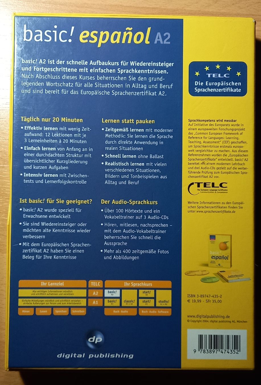 CD & DVD vergini: Spanisch A2 Sprachkurs - Basic Español, Top Zustand! etc.... – Usato da Schönenberg TG venduto da jim_cmc5 1