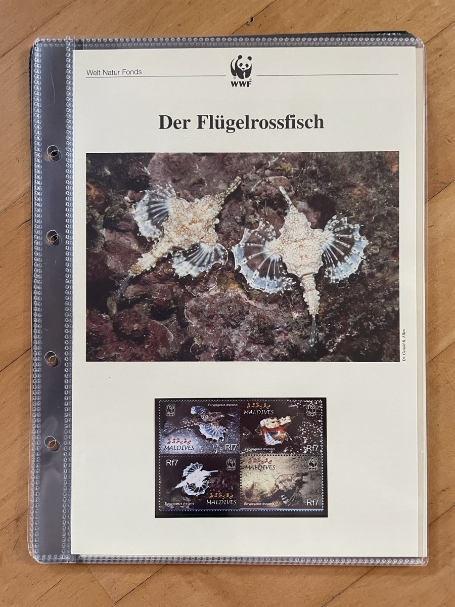 Tous les timbres: WWF Set "Der Flügelrossfisch" – D'occasion à Altdorf UR par mic_z8bj