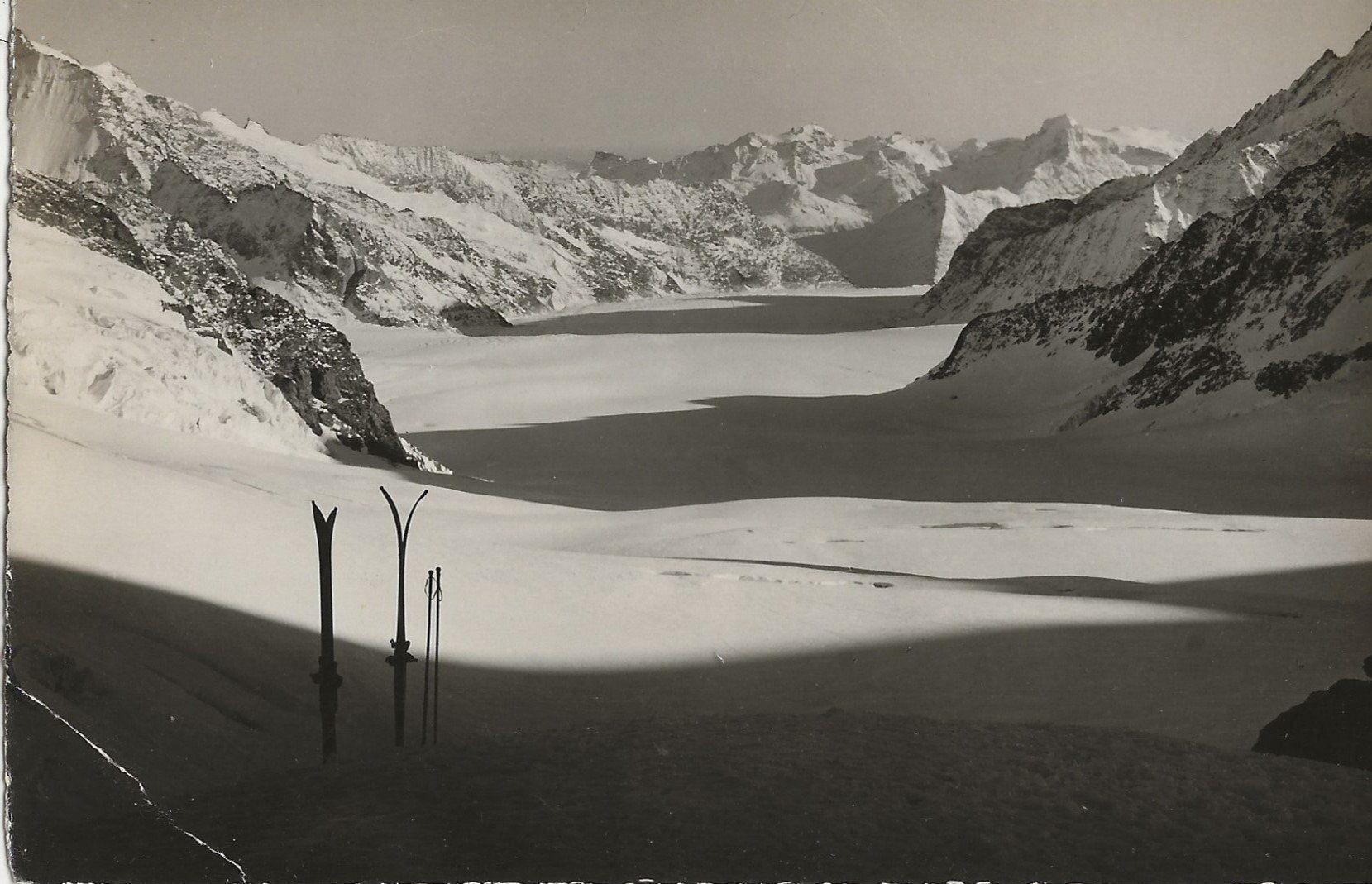 Foto & Immagini: Vintage E. Gyger, Aletschgletscher, Ski – Usato da Frauenfeld venduto da Merk52