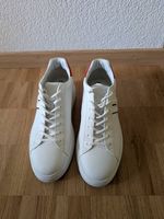 Herren Schuhe - Hogan H580 Sneaker Leder Weiss/Rot. Wie neu!