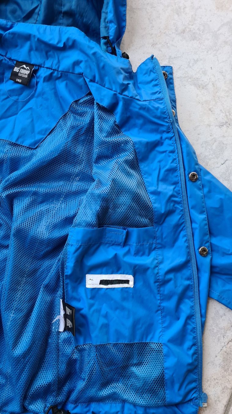 Giacche & Cappotti: Regenjacke Gr. 140 blau – Usato da Obergösgen venduto da schesom 5