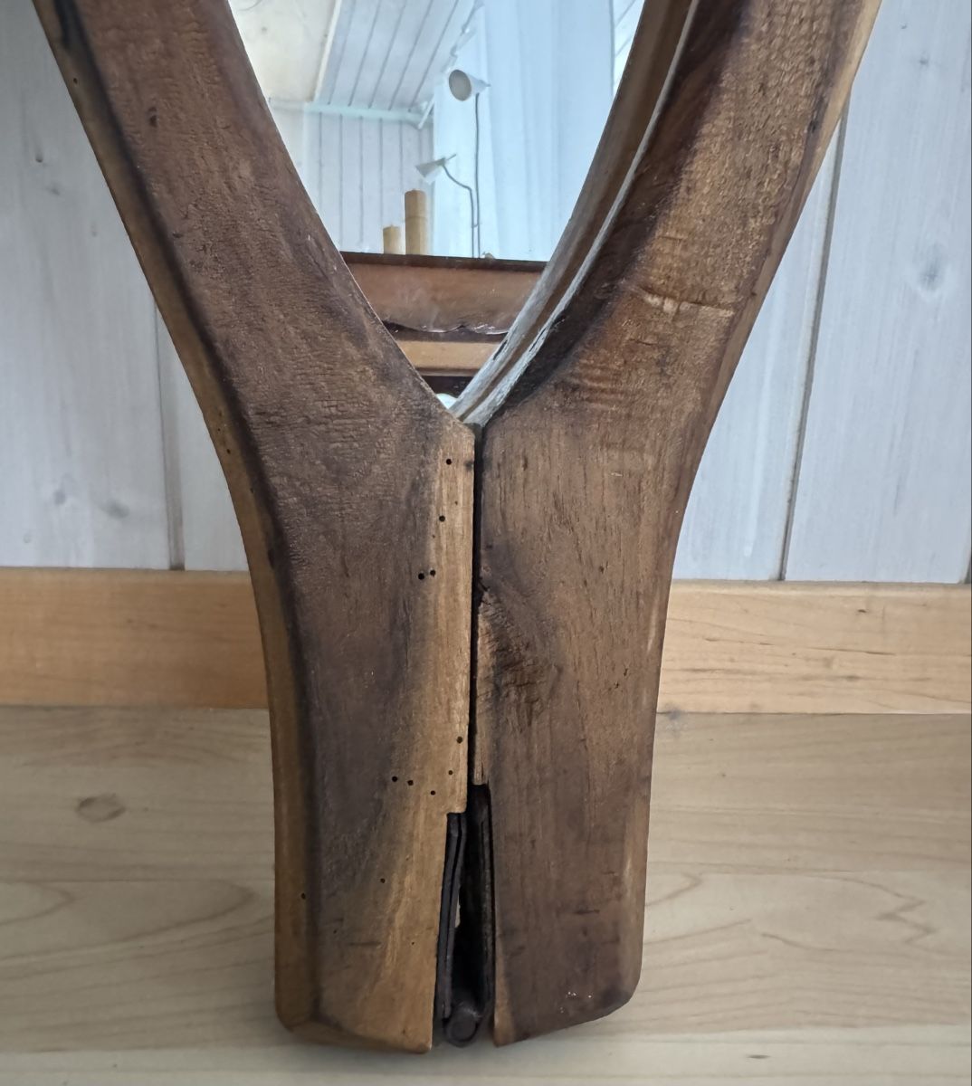 Specchi: Wunderschöner alter Holzspiegel - Handgefertigt – Nuovo (secondo la descrizione) da wichtrach venduto da elvena 2