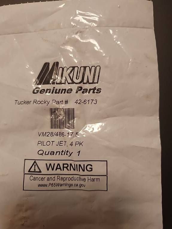 Tutti gli attrezzi: Genuine Mikuni VM28/486 Series Pilot Jets – Nuovo e nell'imballaggio originale da Brütten venduto da engiadinaa
