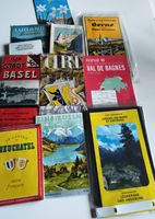 Lot de 11 cartes et plans suisses anciens état d'occasion