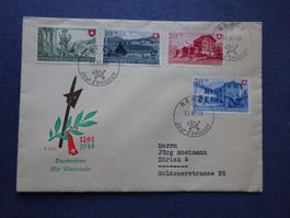 1948 Pro Patria FDC BERNE - Illustriert