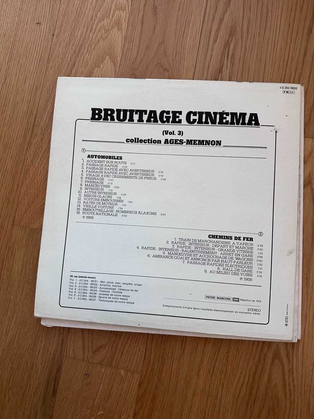 Dischi in vinile: LP - Vinyl - Jingles et bruitages – Usato da Genève venduto da jpcardinaux 7