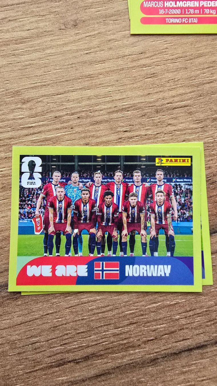 Panini Carte collezionabili: Panini WM 2026 Norway Team – Nuovo (secondo la descrizione) da Seewen SZ venduto da mads_around