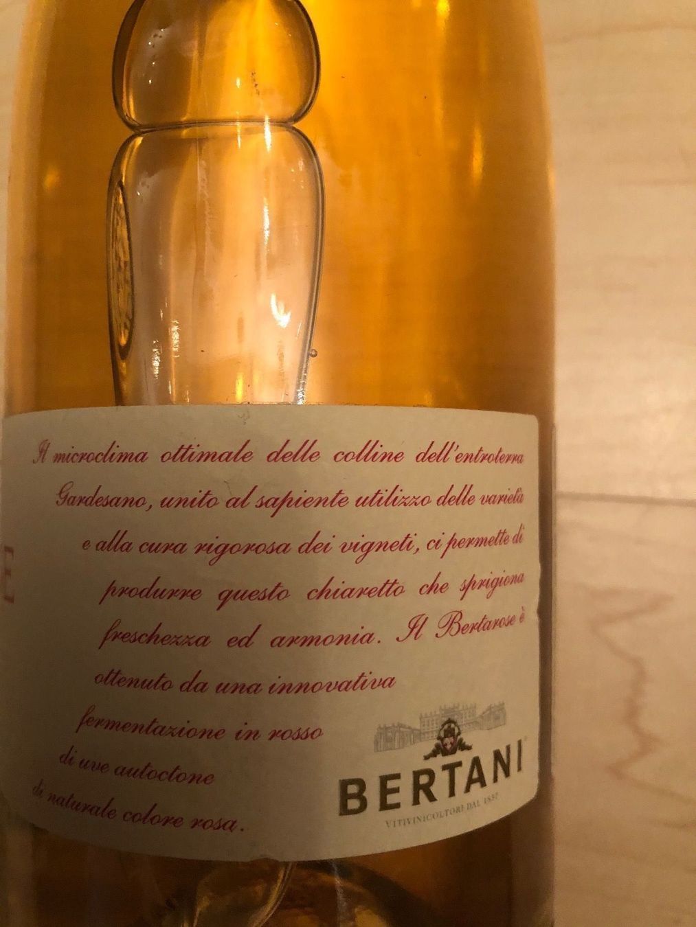 Vino: BERTA ROSE CHIARETTO 2016 – Nuovo e nell'imballaggio originale da Wald ZH venduto da mlnt 3