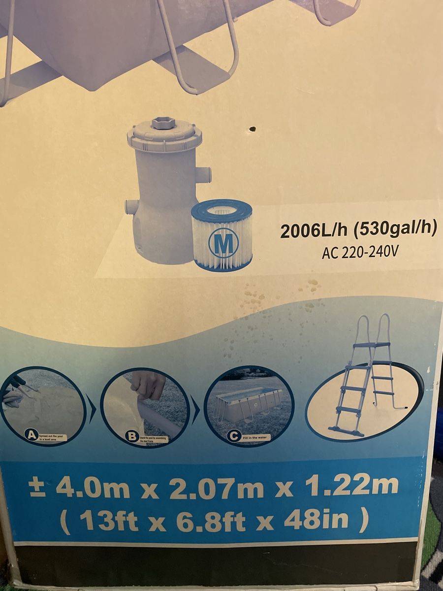 Piscine: Pool 4.0m x 2.07m x 1.22m Neu/Original Verpackt – Nuovo e nell'imballaggio originale da Stallikon venduto da Sunday6 7