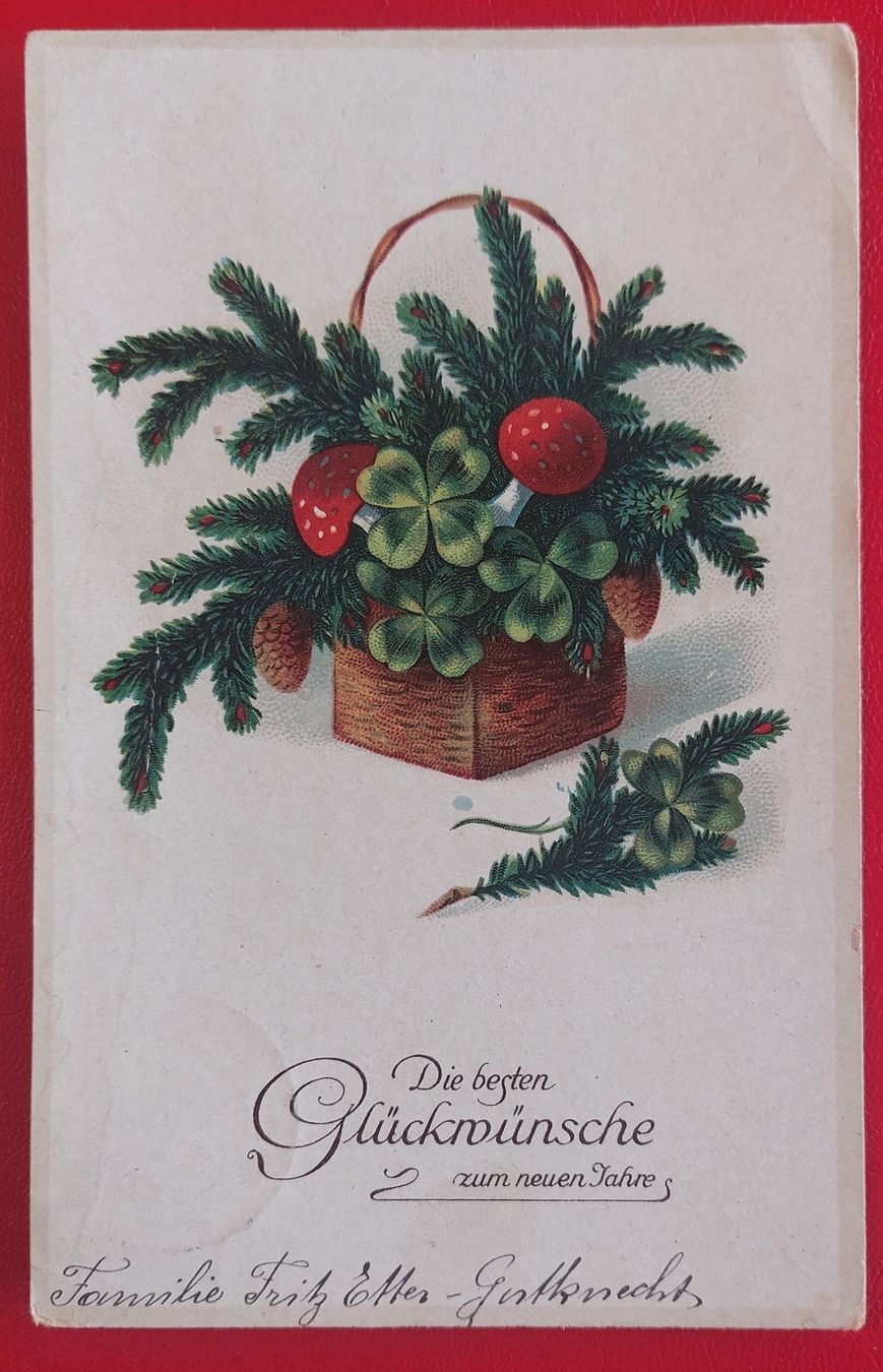 Ansichtskarten: Neujahr Glückwünsche 1920 – Gebraucht aus St-Légier-La Chiésaz von Theo005