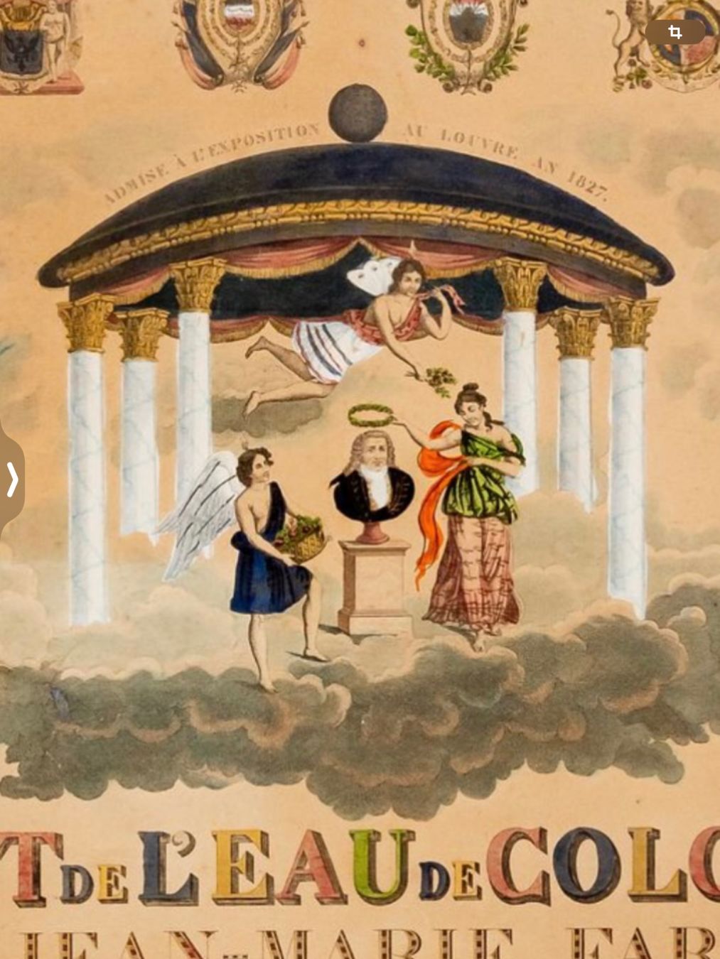 Foto & Immagini: Seltenes altes Plakat Eau de Cologne 19.Jh. – Usato da Eglisau venduto da mar_5rn2 2