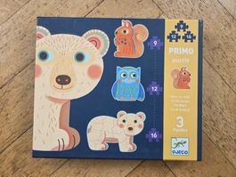 Puzzle Djeco Primo Forêt - 3 puzzles enfant, complet!