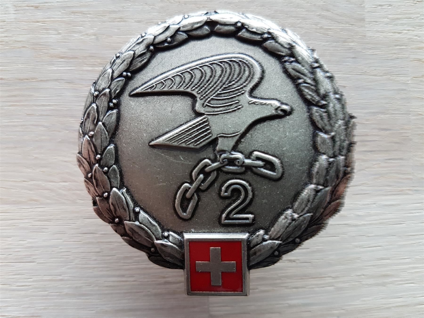 Placchette & Badge: Béret Emblem Lehrverband Logistik 2 – Usato da Erlinsbach venduto da S700