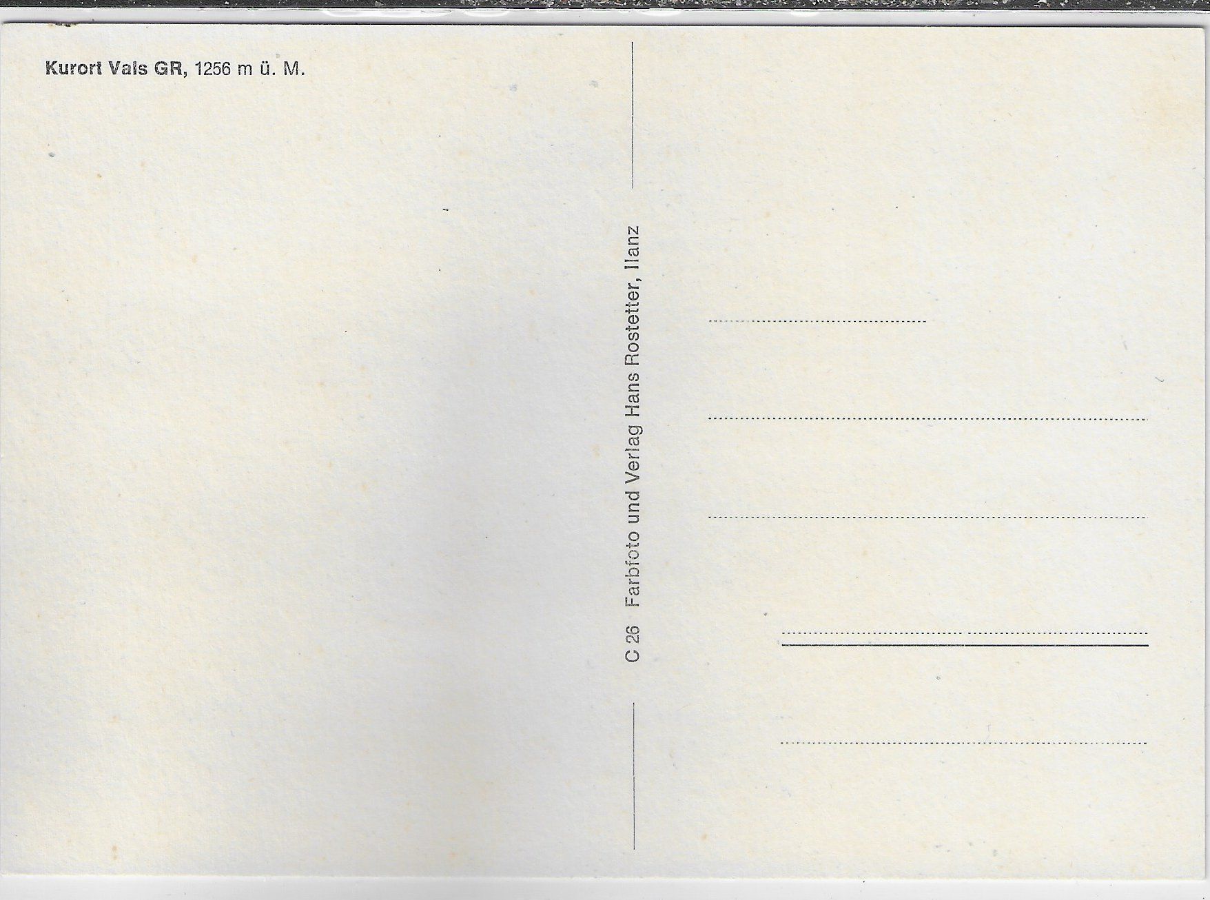 Cartes postales: Kurort Vals GR – D'occasion à Ettingen par Kartenplanet 1